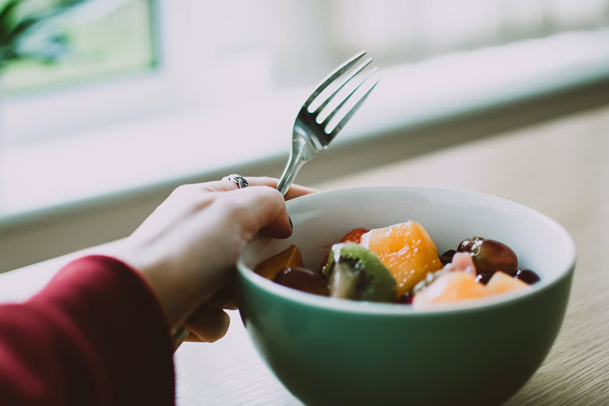 Fruit Salad in a Bowl